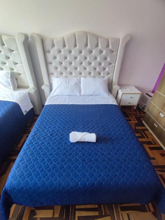 Postel nebo postele na pokoji v ubytování SUMAQ PUNUY HOSTEL - Lima Airport
