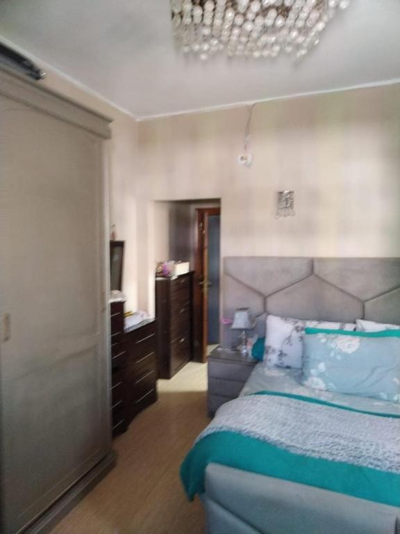Postel nebo postele na pokoji v ubytování شقة فندقية