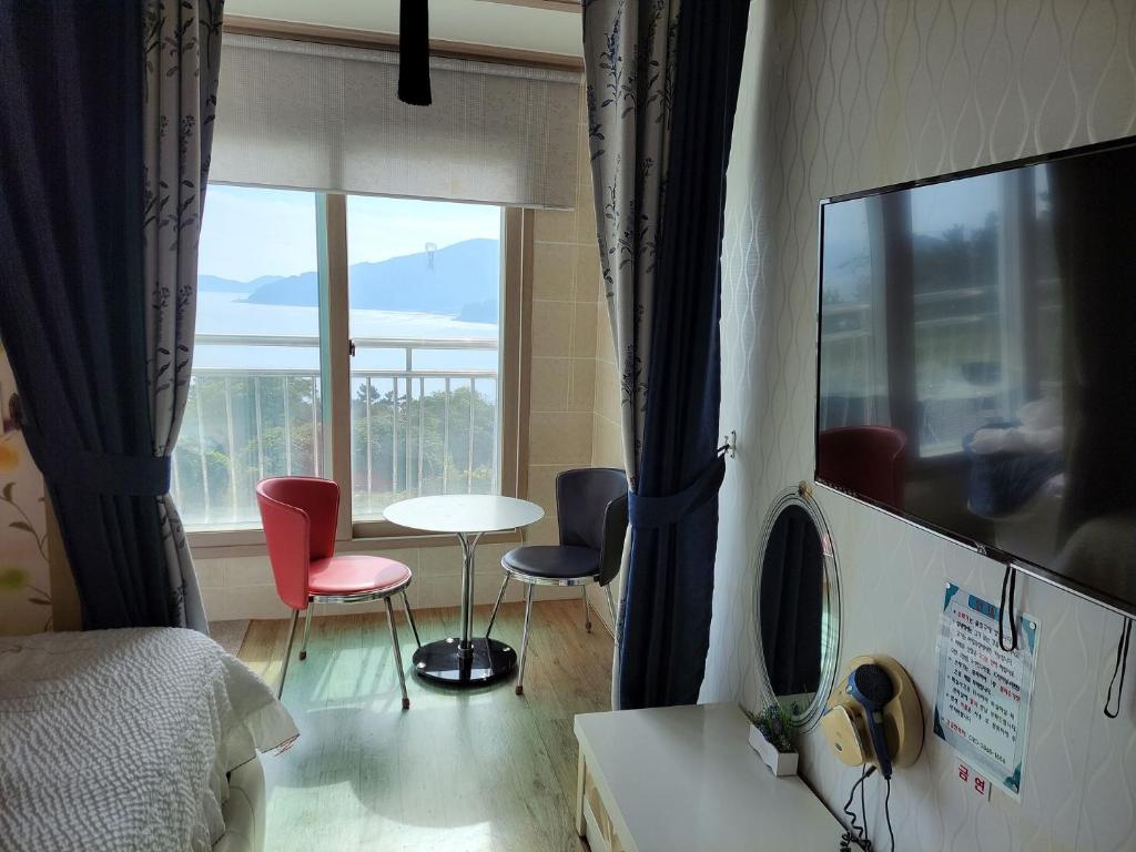 Posezení v ubytování Light Sky Pension