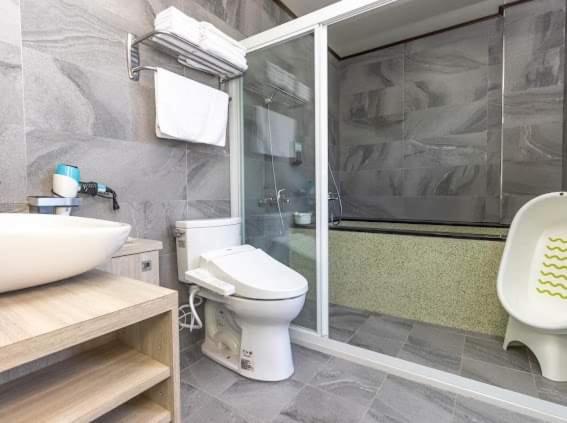 Koupelna v ubytování Haoyue Tongxin Family Homestay