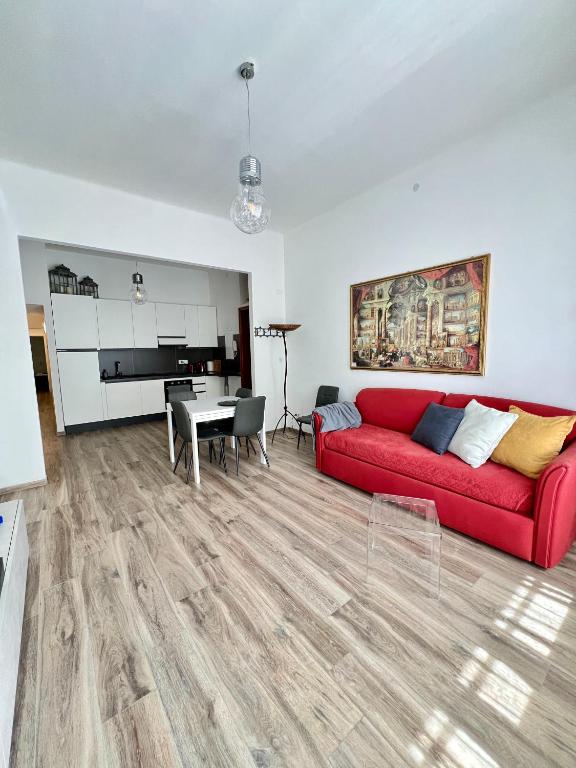 Et opholdsområde på LA Home - Puzzle House