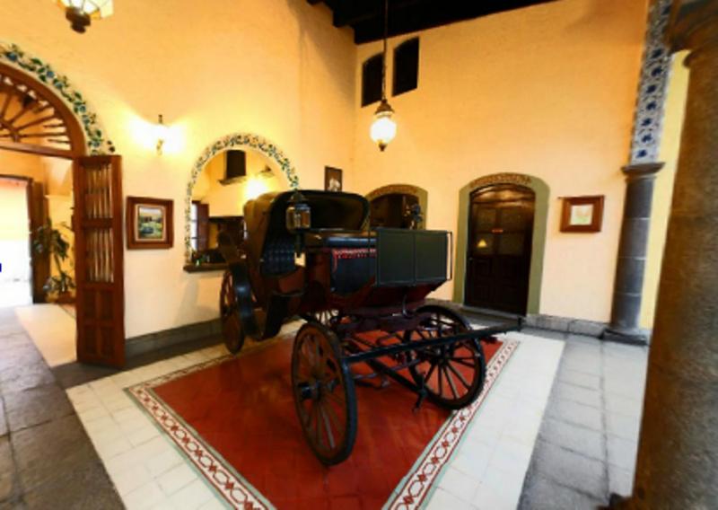 Posezení v ubytování Posada Coatepec