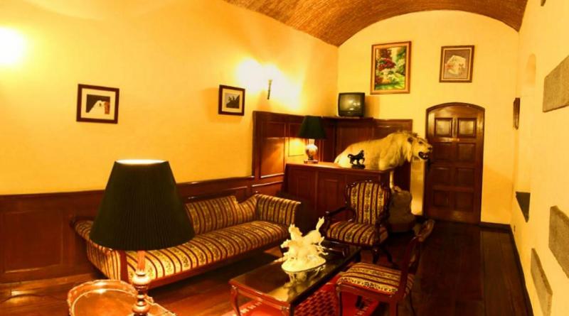 Posezení v ubytování Posada Coatepec