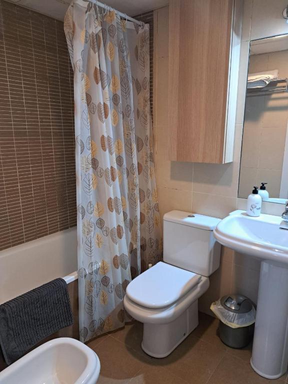 Łazienka w obiekcie Apartamento Eursu Playa