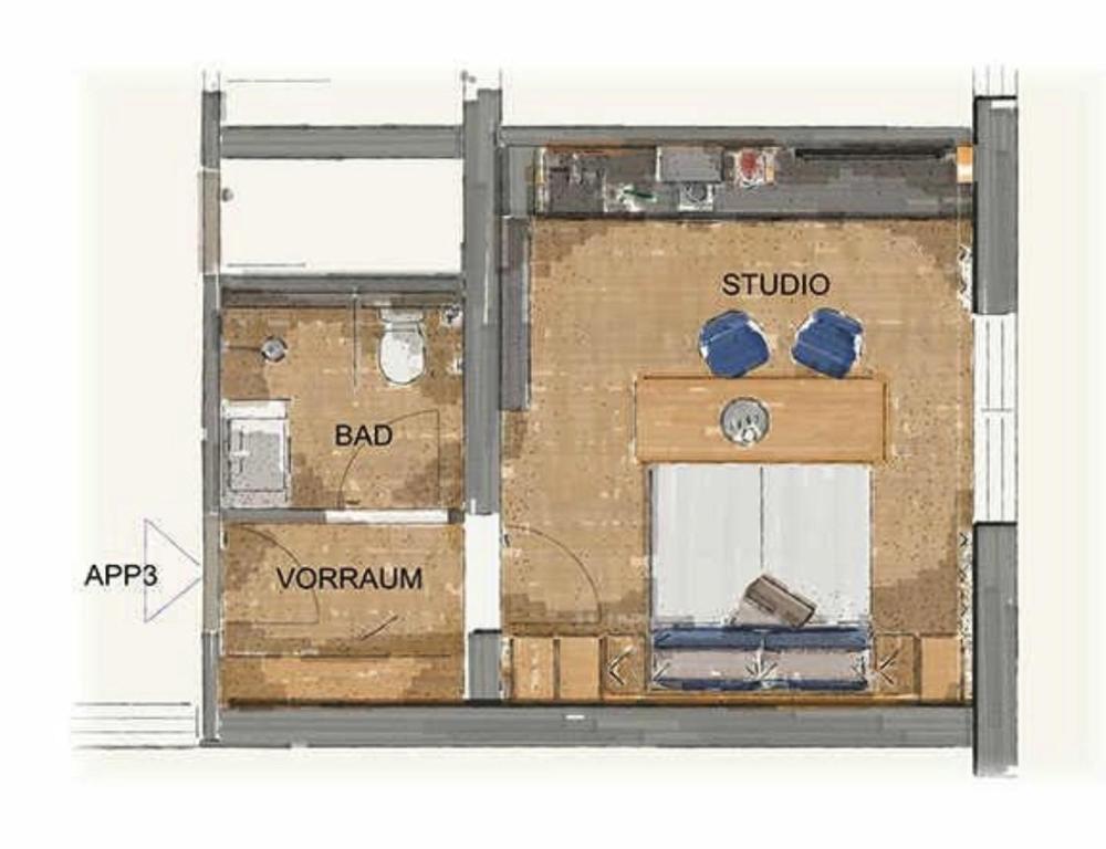 The floor plan of Beim Naglbauer