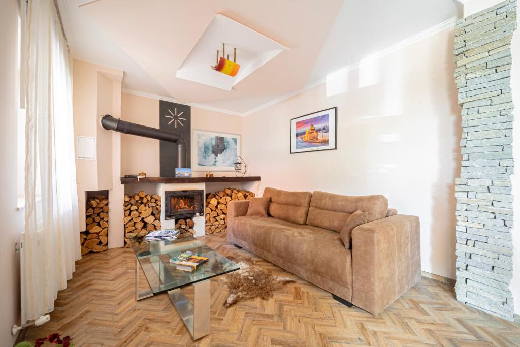 Posezení v ubytování B48 Bigflat - kényelem 130 m2 en