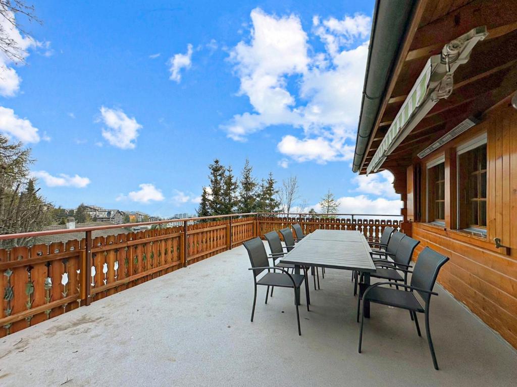 Balkón nebo terasa v ubytování Chalet Jaliver - 4 Valleys - Swiss Alps