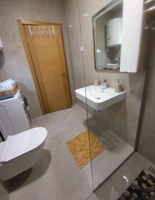 Koupelna v ubytování LUX Apartment Secret Residence