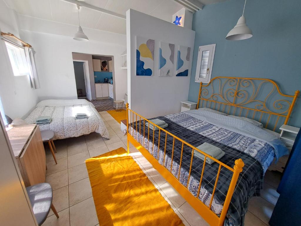 Posteľ alebo postele v izbe v ubytovaní Lemon Tree Family House