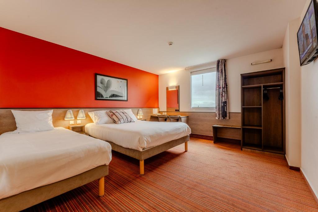 Postel nebo postele na pokoji v ubytování Ace Hotel Arras-Beaurains