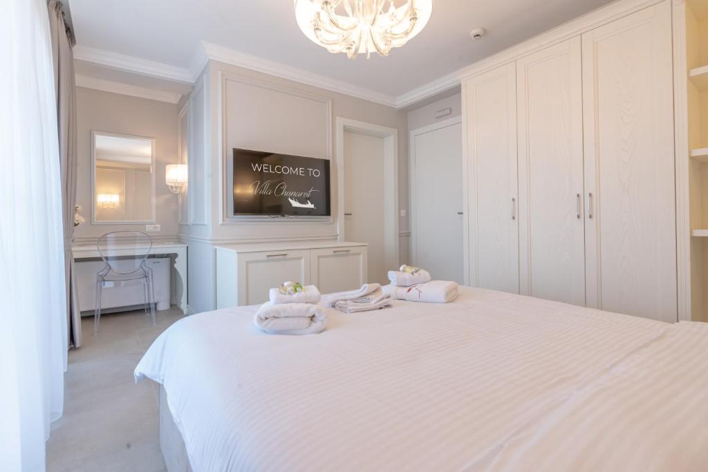 Postel nebo postele na pokoji v ubytování Villa & Spa Chunarot