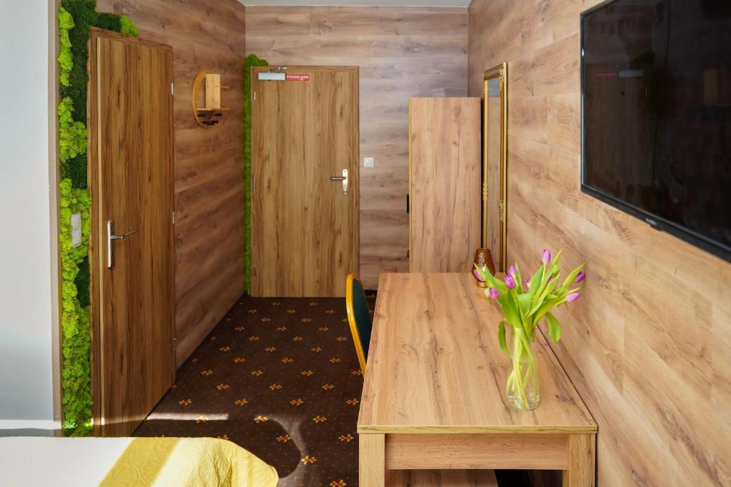 TV a/nebo společenská místnost v ubytování Hotel Raj