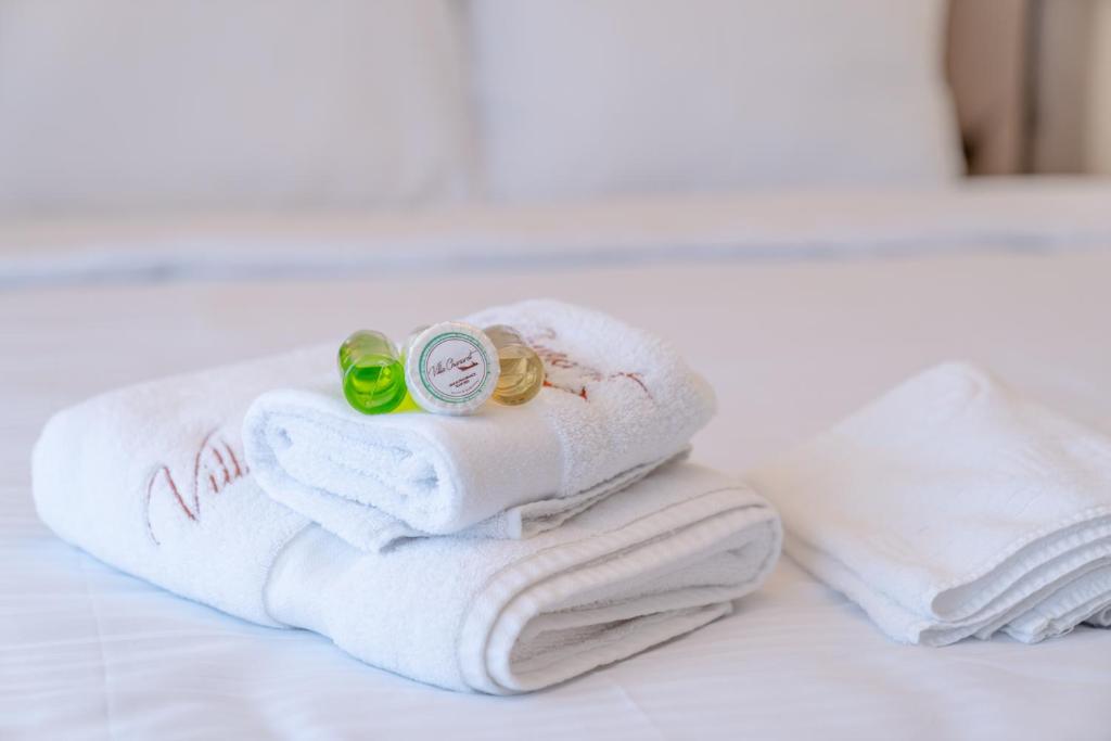 Postel nebo postele na pokoji v ubytování Villa & Spa Chunarot