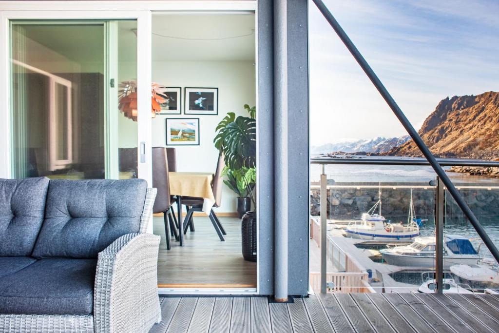 Villa Lofoten balcony view