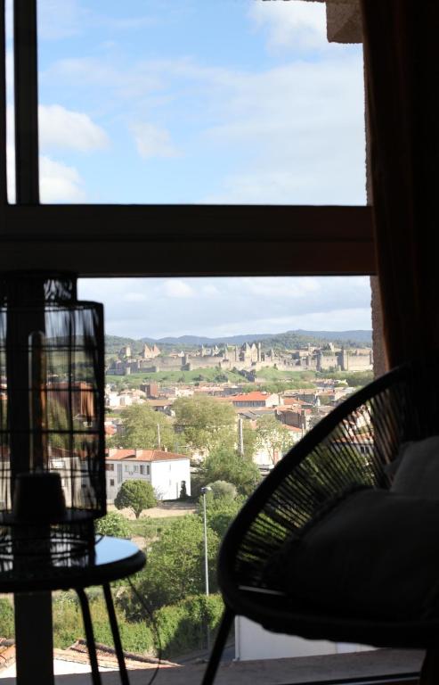 Studio avec parking vue sur la Cité de Carcassonne - 3