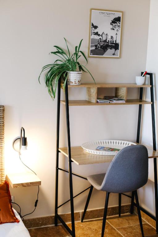 Studio avec parking vue sur la Cité de Carcassonne - 5