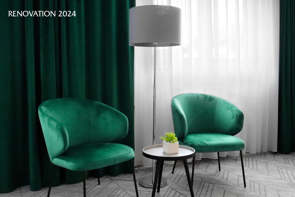 Posezení v ubytování Hotel Polonia Centrum