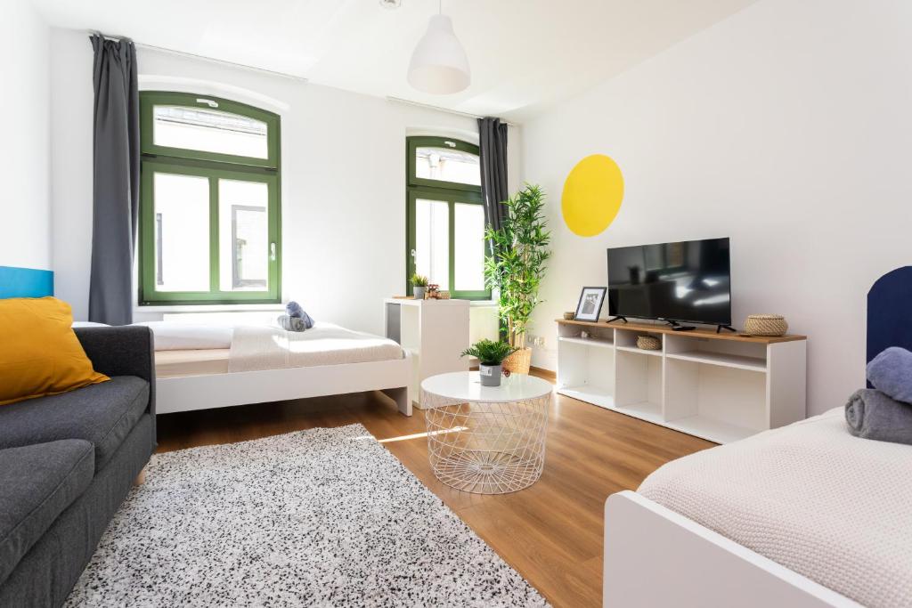 FullHouse - Halle - R6 Apartments - SmartTV - Nespresso - Two-Bedroom Apartment