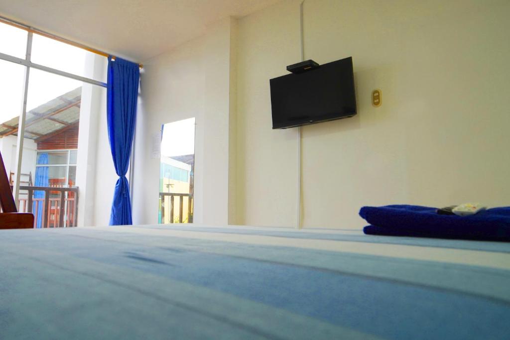 TV a/nebo společenská místnost v ubytování Hotel Canoa´s Wonderland