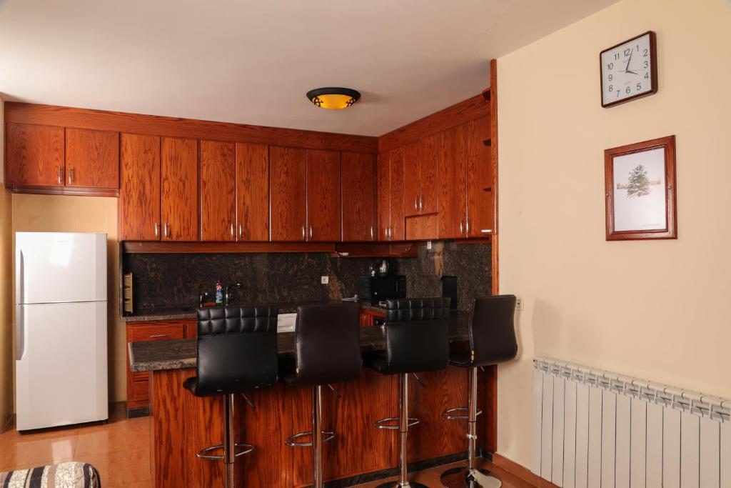 Kuchyň nebo kuchyňský kout v ubytování Samar Resort Aparthotel