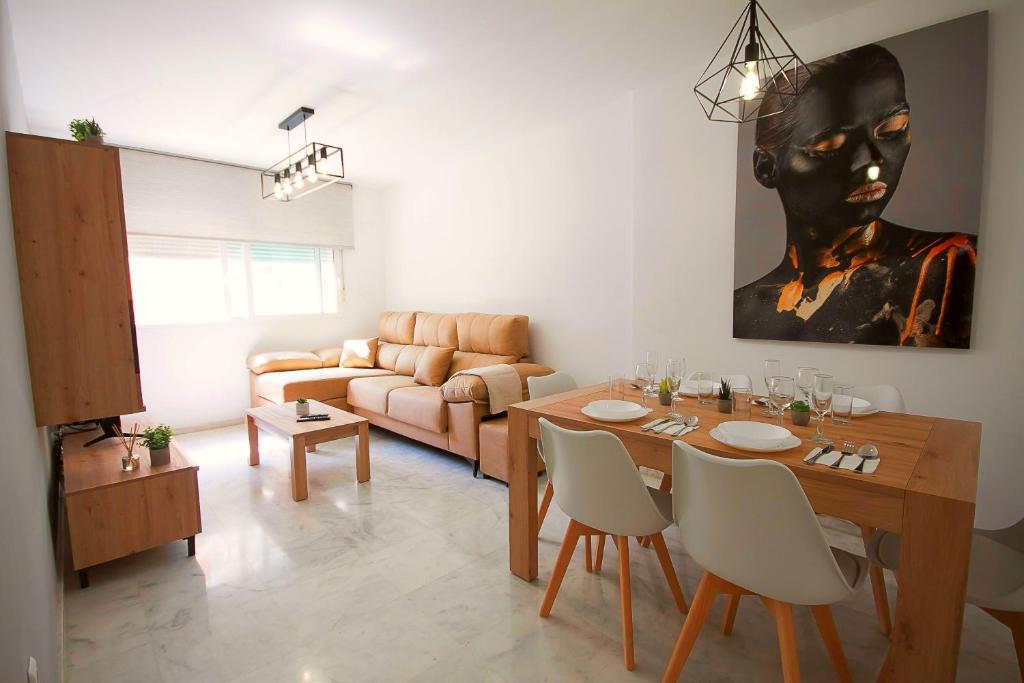 Ave Huelin 3Rooms - Alojamiento con Parking y A/C