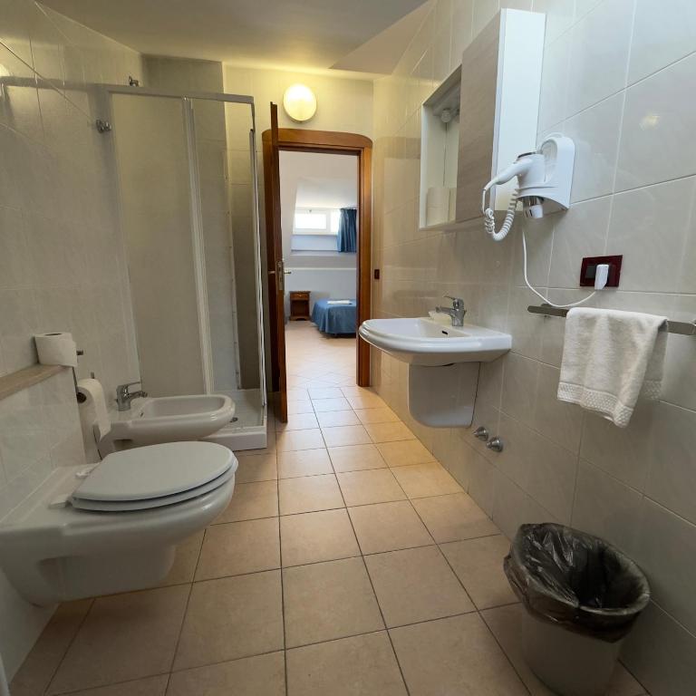 Koupelna v ubytování Hotel Immagine