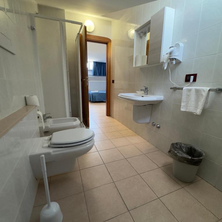 Koupelna v ubytování Hotel Immagine