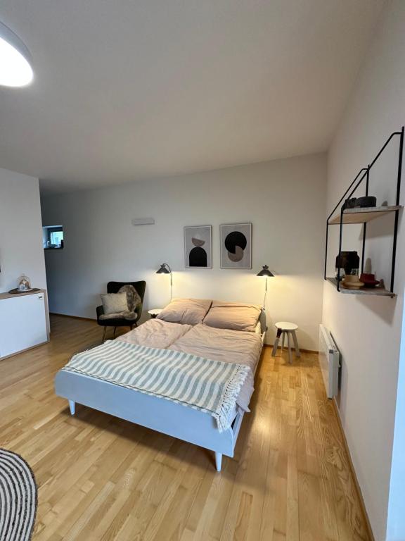 Postel nebo postele na pokoji v ubytování Apartmán U Venuše