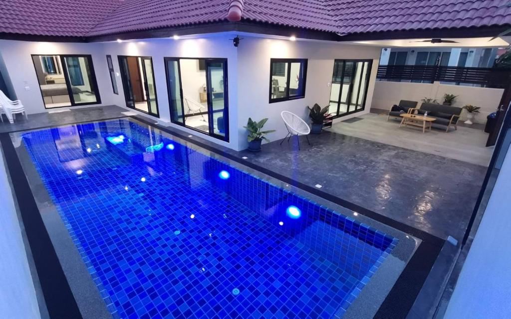 Experience perfect swimming pool water at Royal Park Village Walk to