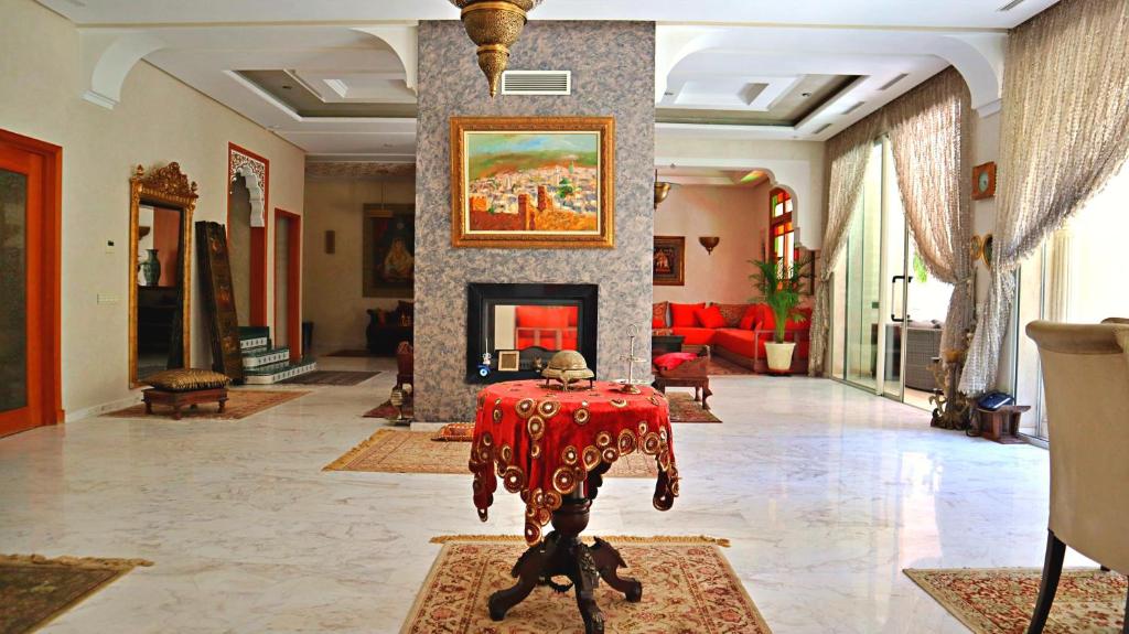Posezení v ubytování Barthélemy Guest House