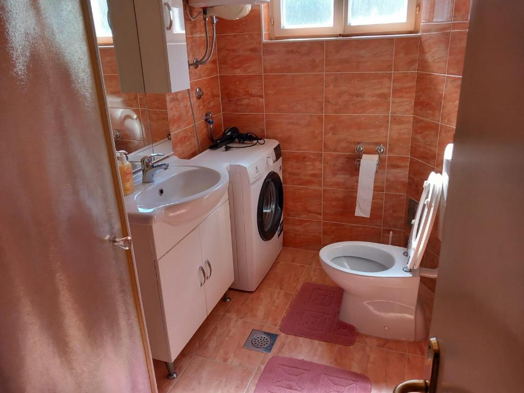 Koupelna v ubytování Apartment Singa