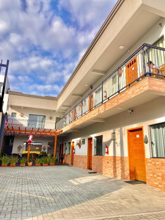 Balkón nebo terasa v ubytování Pousada Villa Vantino