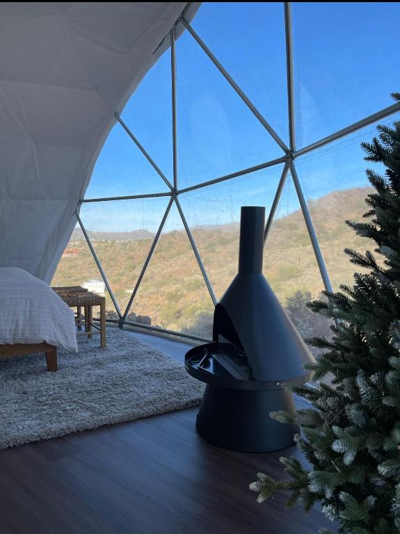 Příroda nedaleko luxury tent