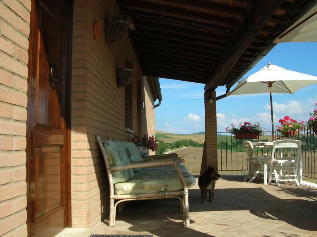 Balkon lub taras w obiekcie Agriturismo Il Poderino