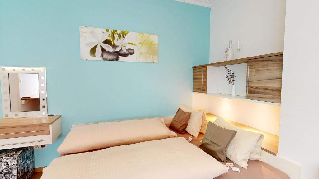Postel nebo postele na pokoji v ubytování Appartements Hofer
