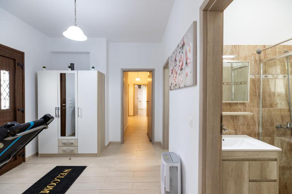 Koupelna v ubytování Mariangelo House