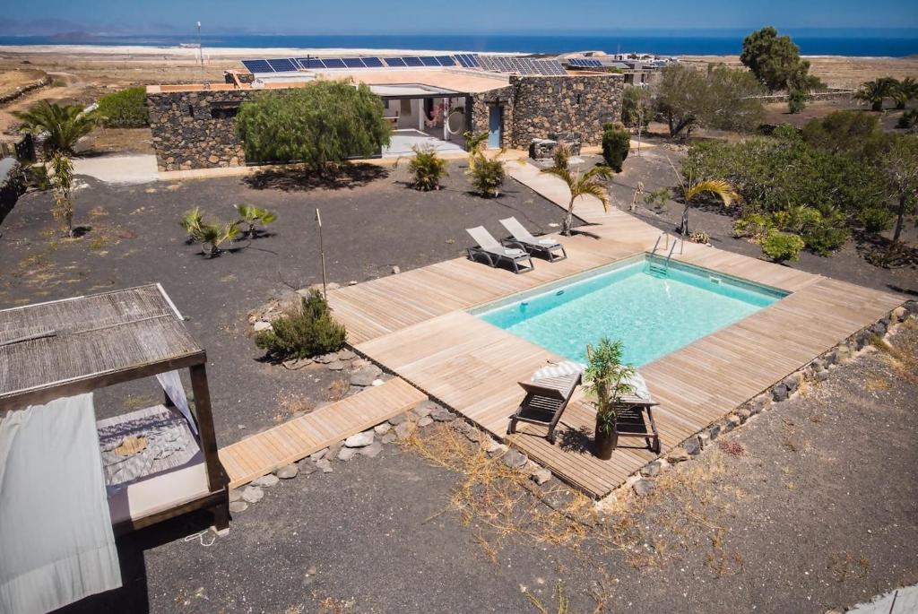Bazén v ubytování Ecovilla Haleakala con Piscina y Sauna privadas nebo v jeho okolí