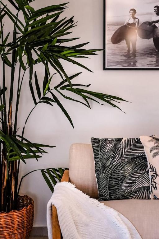 Posezení v ubytování Ecovilla Haleakala con Piscina y Sauna privadas