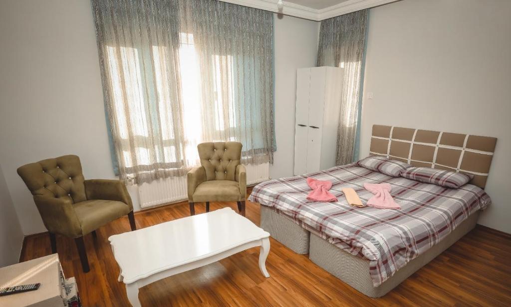 Krevet ili kreveti u jedinici u objektu Newhouse Apart Otel