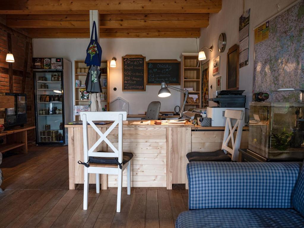 Posezení v ubytování Glamping Szelągówka