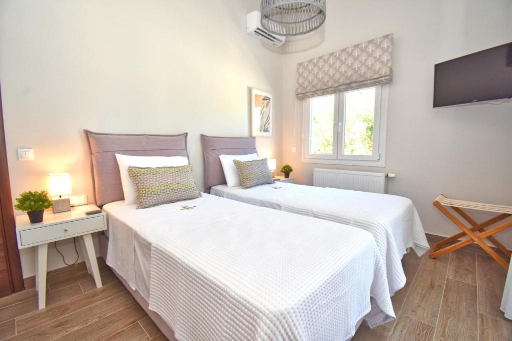 Cama o camas de una habitación en Minerva Estate Corfu