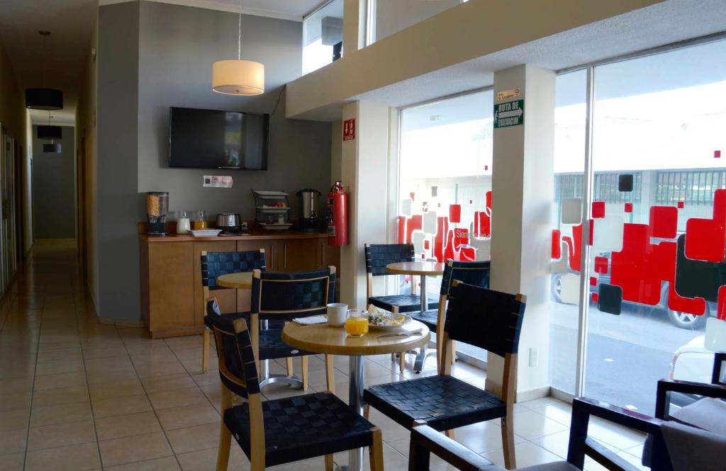 Kuchyň nebo kuchyňský kout v ubytování Hotel Mateos 1215