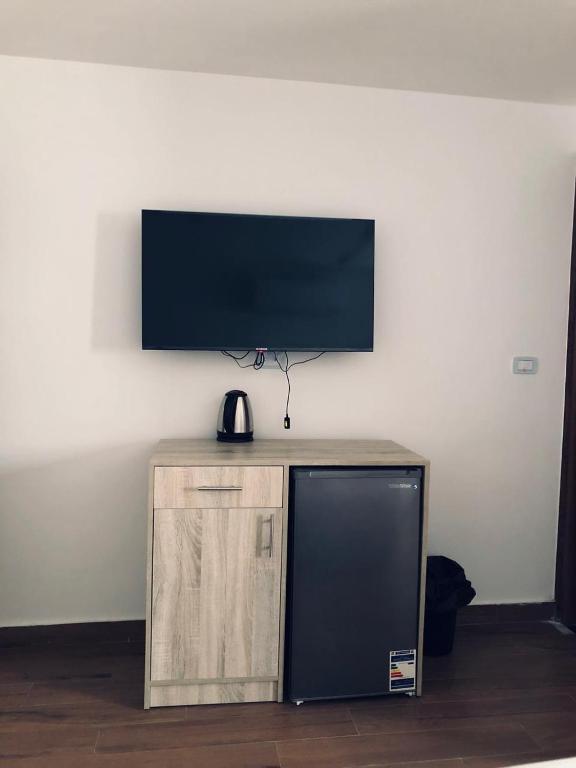 Kuchyň nebo kuchyňský kout v ubytování الحصرى Elhosary otel
