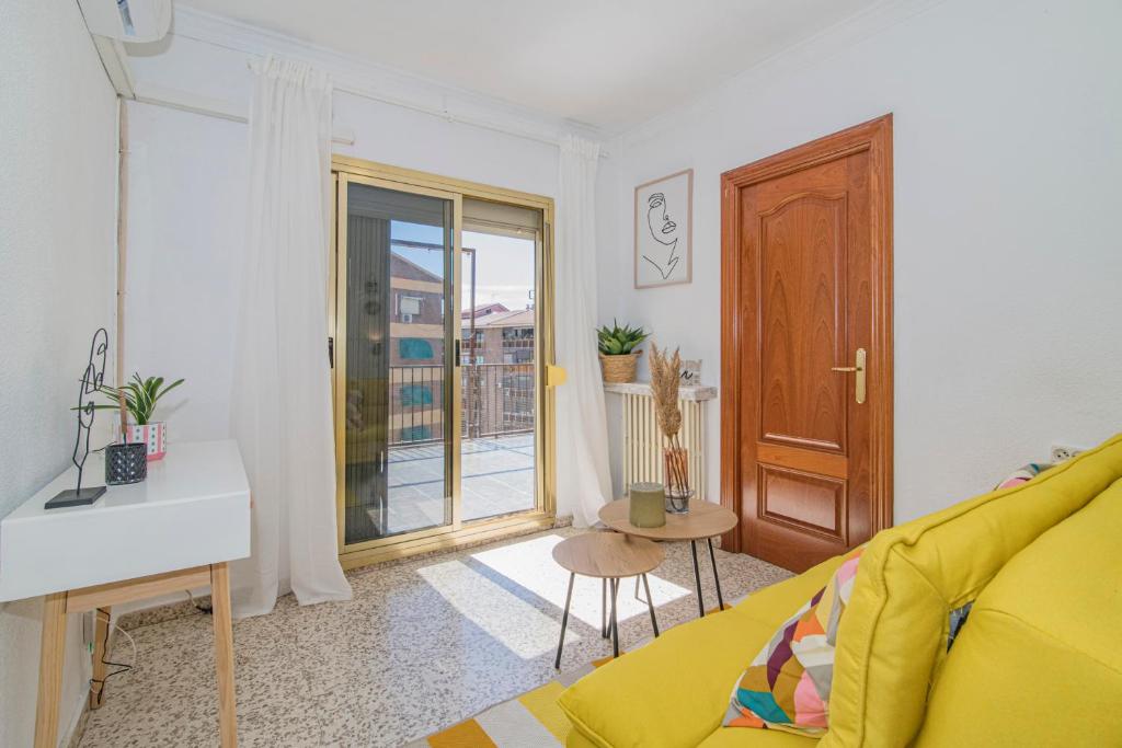 Χώρος καθιστικού στο Avenida del Sur Retreat con Terraza