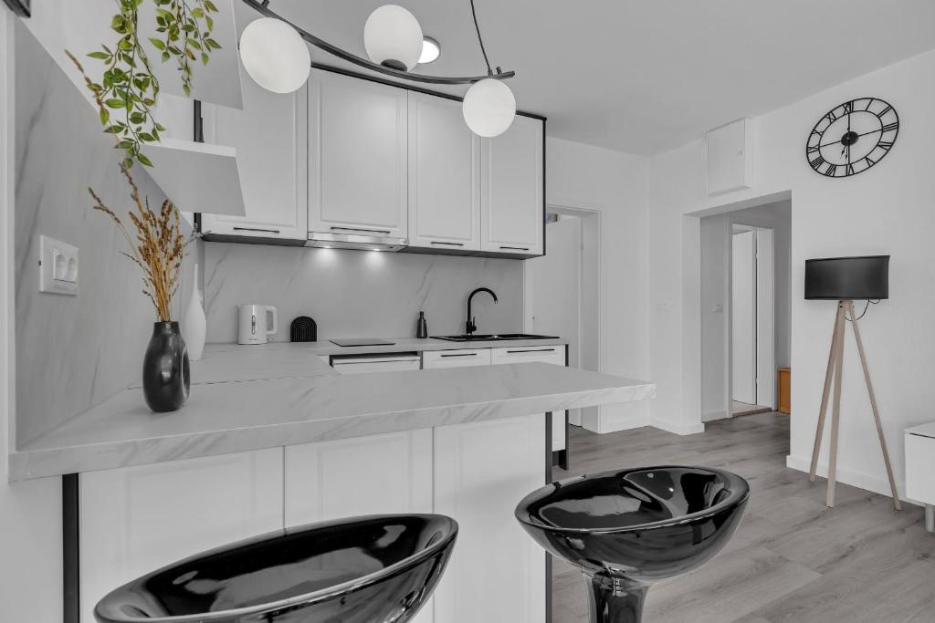 Kuchyňa alebo kuchynka v ubytovaní Apartman Bokšić 2