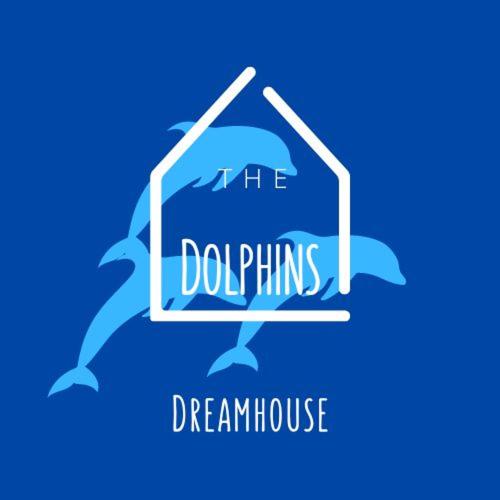 a logo for the dothrums dream house at Dolphins DreamHouse in Agios Ioannis Pelio
