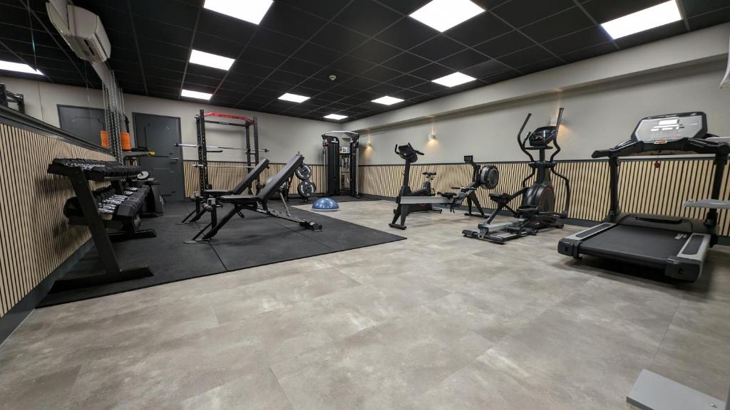 Fitness centrum a/nebo fitness zařízení v ubytování Hotel Princenhof
