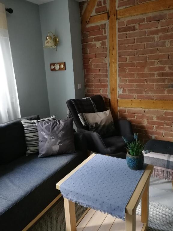 Posezení v ubytování Ferienhaus Rosaly
