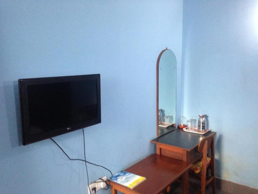 TV a/nebo společenská místnost v ubytování Leisure Cottages