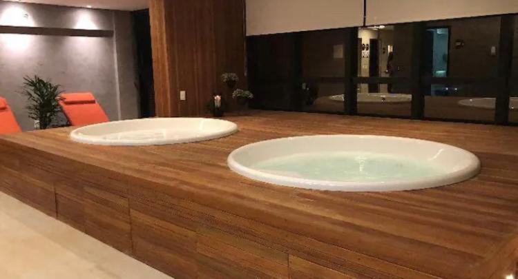 Koupelna v ubytování Apartamento studio